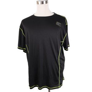 Attivo Performance Activewear Men's XXL Black T Shirt NEW